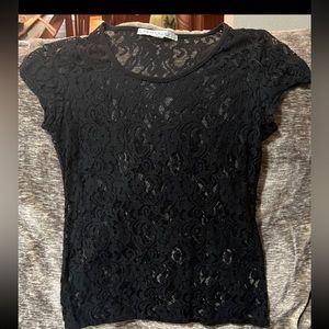 Black Lace Top